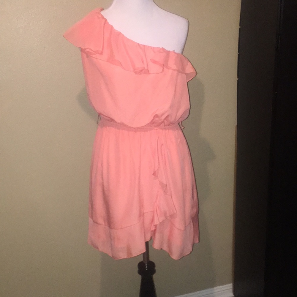 Peach dress size large